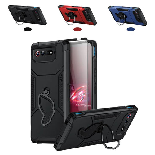 [Built-in Stand] ASUS Rog Phone 6 & 6 Pro & 6D & Ultimate - 360° Rotating Kickstand Heavy Duty Series Military Grade Case