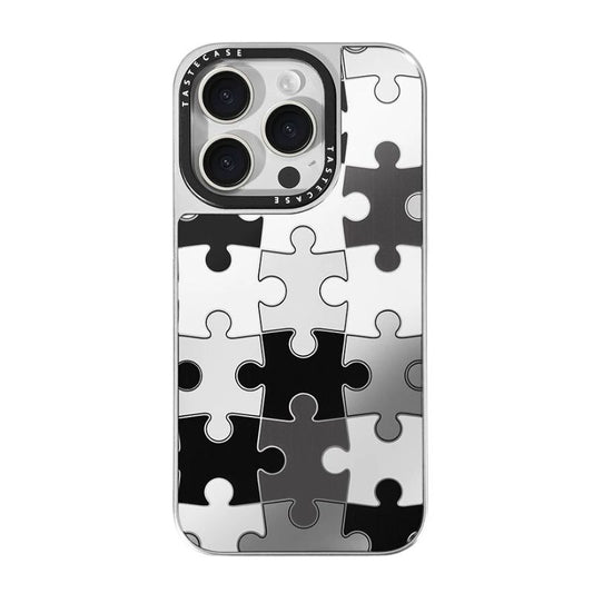 Apple iPhone 13 - Tastecase Puzzle Mirror hard Shell Fashion-Forward Series Case