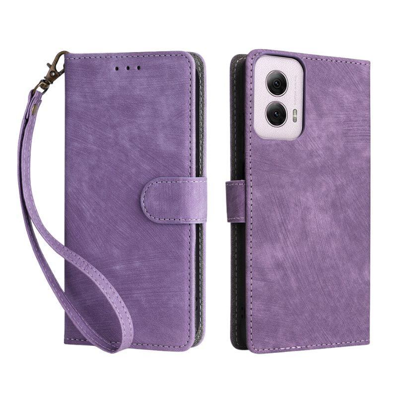 Load image into Gallery viewer, [With Card Slot] Motorola Moto G 2024 - Multi Functional Buckle Flap Wallet Series Case With Lanyard
