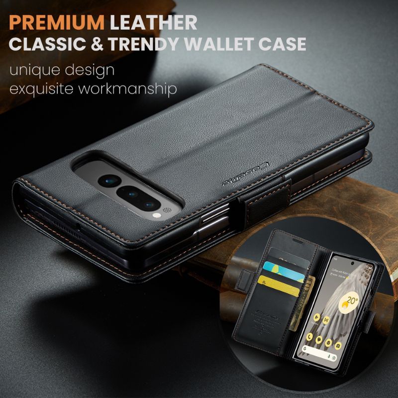 Load image into Gallery viewer, Google Pixel 8/Pro - Business Flip Cover Magnetic Closure Leather Essentials Series Case
