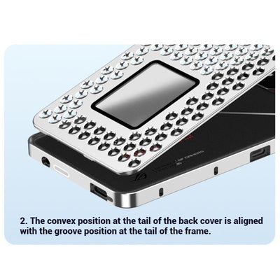 ASUS ROG Phone 8 & Pro - Aluminum Alloy Spring Buckle Honeycomb Heat Dissipation Case - i-Station Mobile Phone & Electronic Device Repair and Accessories