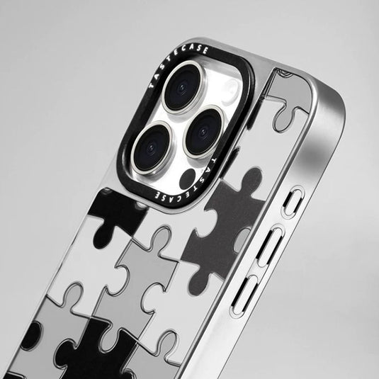 Apple iPhone 14/Pro/Max - Tastecase Puzzle Mirror hard Shell Fashion-Forward Series Case