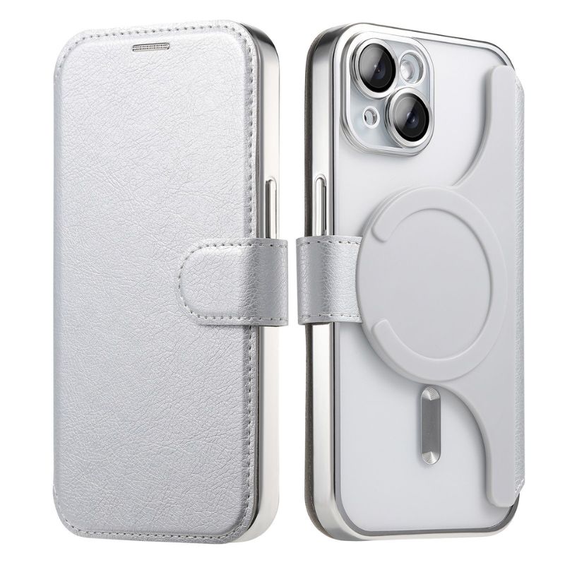 Load image into Gallery viewer, [Magsafe Compatible][With Card Slot] Apple iPhone 12/Pro/Max - Full Covered Shockproof Protective Transparent Magnetic Essentials Series Case
