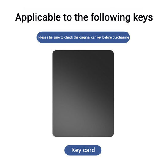 Tesla Zinc Alloy + Leather Card Key Case for Model 3 & Model Y