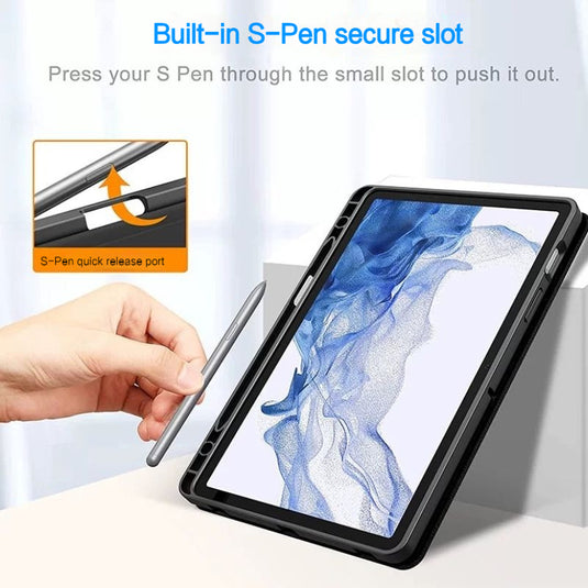 [With Pen Slot] Samsung Galaxy Tab S7 Plus & S8 Plus & S7 FE & S9 Plus & S9 FE Plus & S10 Plus 12.4