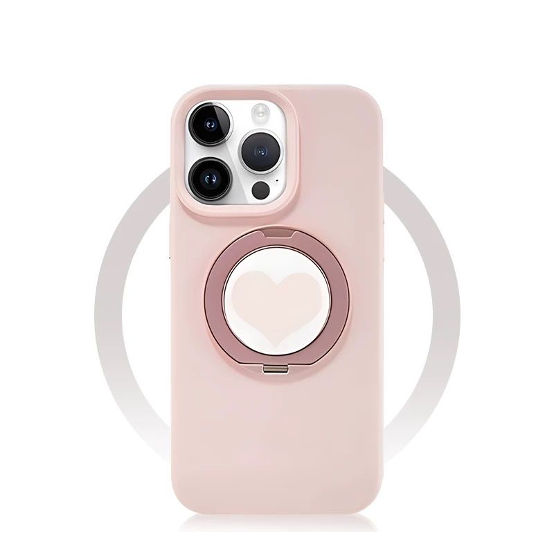 Load image into Gallery viewer, [Built-in Stand] Apple iPhone 15/Plus/Pro/Max - 360 Degree Rotating Liquid Silicone Fashion-Forward Series Case
