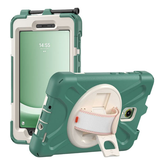 Samsung Galaxy Tab Active 3 (2020) & Active 5 (2024) 8.0" - Heavy Duty 360 Degree Rotate Stand Hand Strap Case