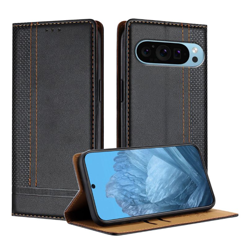 Load image into Gallery viewer, [With Card Slot] Google Pixel 9 &amp; Pro - Business Faux Leather Flip Wallet Series Case
