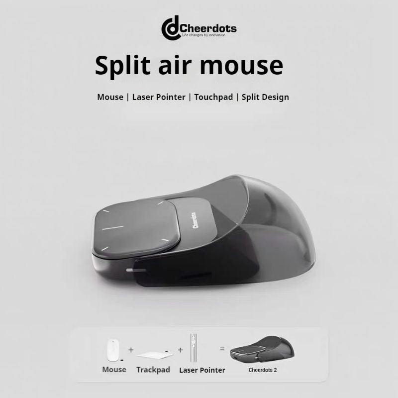 Load image into Gallery viewer, [Detachable] Cheerdots 2 Bluetooth Detachable Air Mouse Touchpad Mouse With Voice Recording
