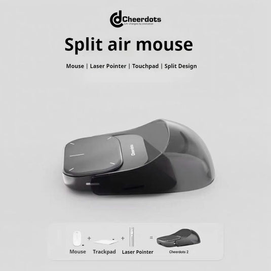 [Detachable] Cheerdots 2 Bluetooth Detachable Air Mouse Touchpad Mouse With Voice Recording