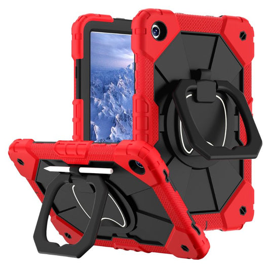 [Built-in Stand] Samsung Galaxy Tab A9 Plus 11’’ 2023 (X210/X215/X216B) - 360 Degree Full Coverage Military Grade Drop Protection With Hand Holder & Strap