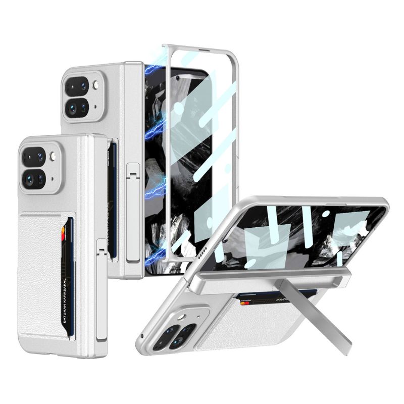 Load image into Gallery viewer, [With Card Slot] Google Pixel 9 Pro Fold - Integrated Shell &amp; Film With Hinged Design Stand Series Case
