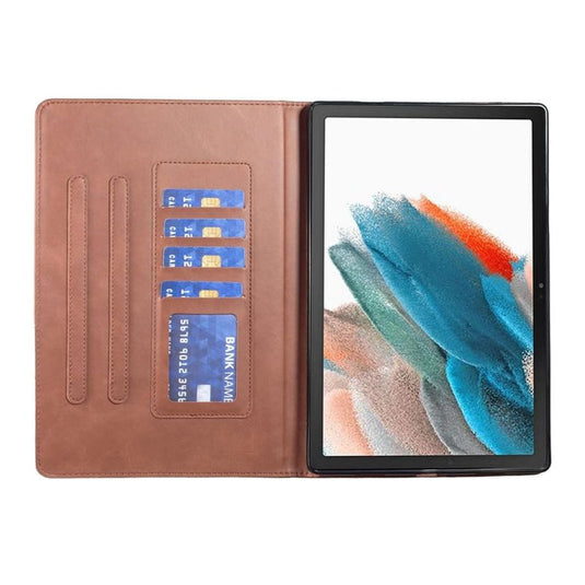 [With Card Slot] Samsung Galaxy Tab A8 10.5" 2022 (X200/X205) - Premium PU Leather Wallet Flip Cover Protective Case