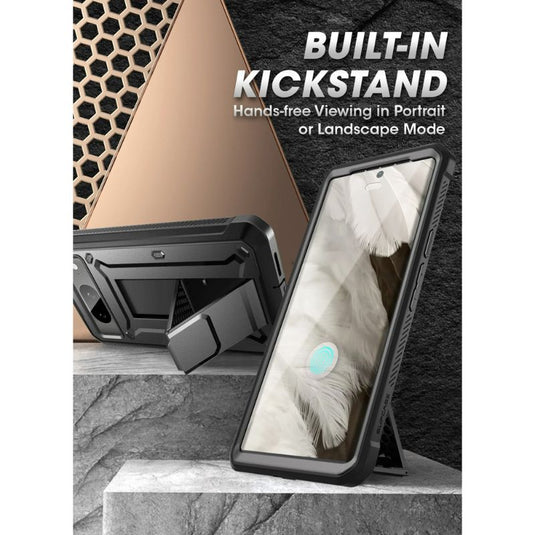 [Built in Stand & Screen Protector] Google Pixel 6/Pro/A - SUPCASE Military Grade Matte Heavy Duty Hard Case