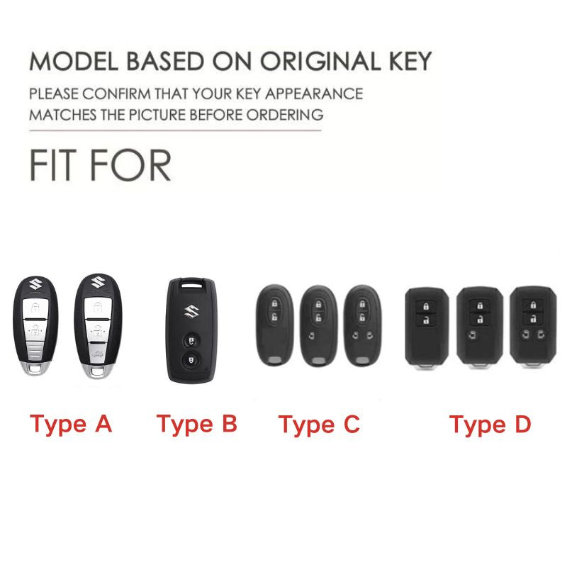 Load image into Gallery viewer, Suzuki Stylish Racing-inspired Design Car Key Fob Case Cover For Hustler, SX4, S-Cross, Baleno, Ertiga, Ciaz, Ignis, Kizashi, Swift, Vitara, Alto, Celerio, Brezza
