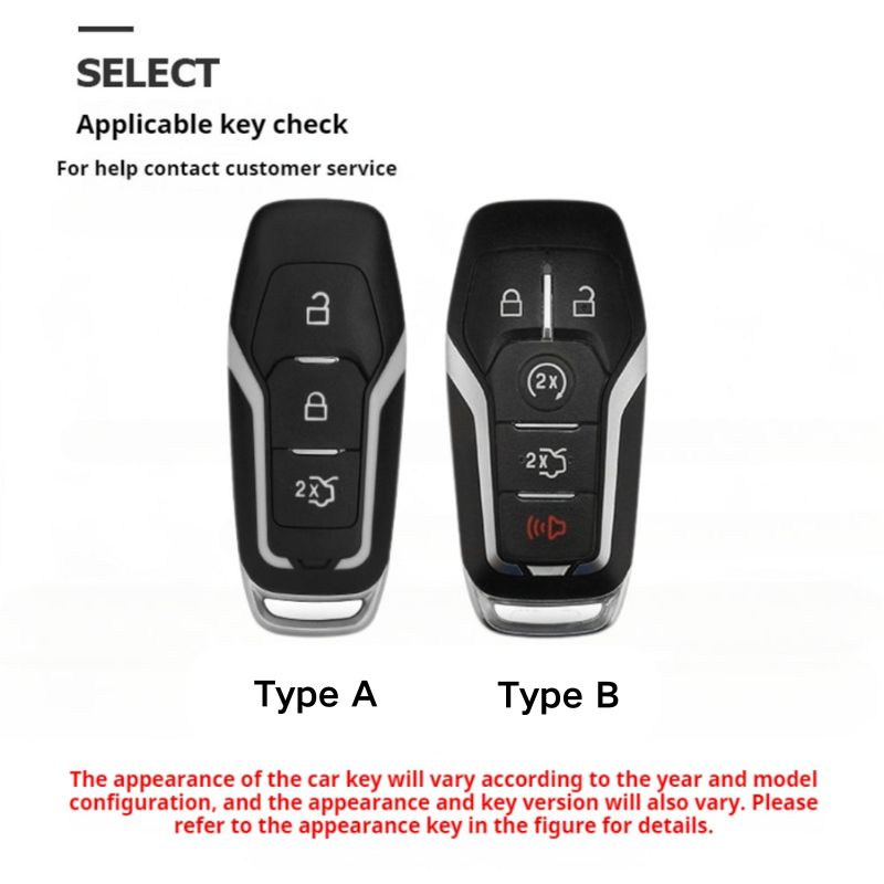 Load image into Gallery viewer, Ford High-Quality Suede Car Key Fob Protective Case Cover For Fusion, Mondeo, Mustang, Explorer, Edge, EcoSport

