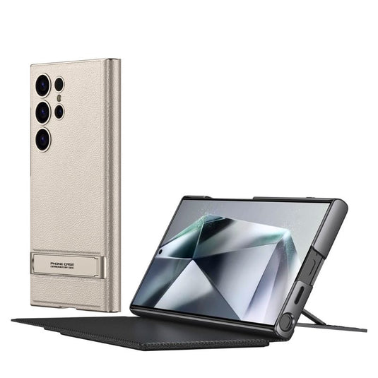 [With Card Slot] Samsung Galaxy S24 Ultra(SM-S928) - Folding Stand Card Holder Phone Case - i-Station Mobile Phone & Electronic Device Repair and Accessories