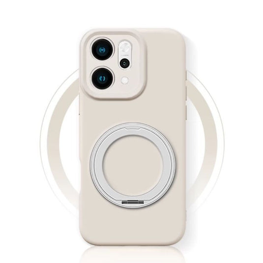 [Magsafe Compatible][Built-in Stand] OPPO Reno14 & Pro - 360° Rotating Kickstand Liquid Silicone Case