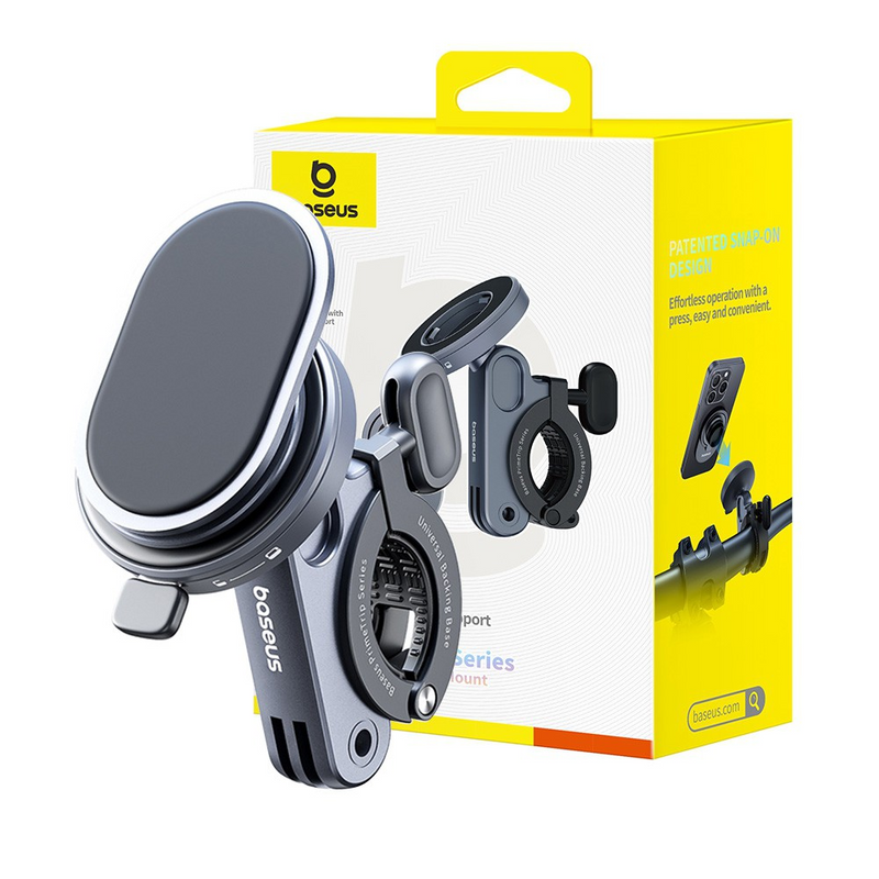 Load image into Gallery viewer, Baseus PrimeTrip Series Stick-on Type Bike Phone Mount-Cosmic Black
