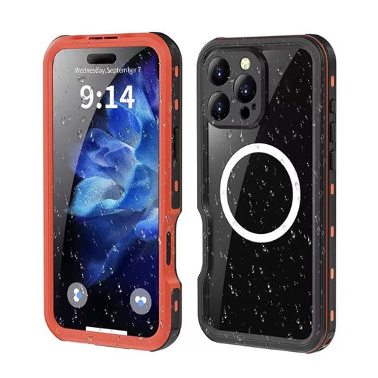 [Magsafe Compatible] [Dup Series] Apple iPhone 16/16 Plus/16 Pro/16 Pro Max Redpepper IP68 Waterproof Heavy Duty Tough Armor Case