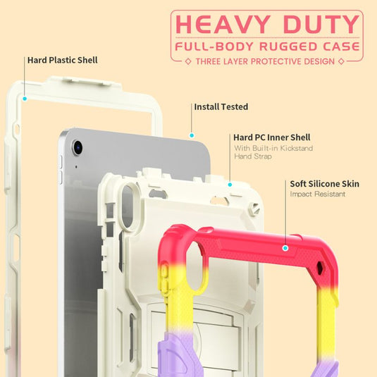 [Built-in Stand] Samsung Galaxy Tab A7 10.4" 2020 (T500/T505) Silicone + PC Full Coverage Shockproof Rugged Case