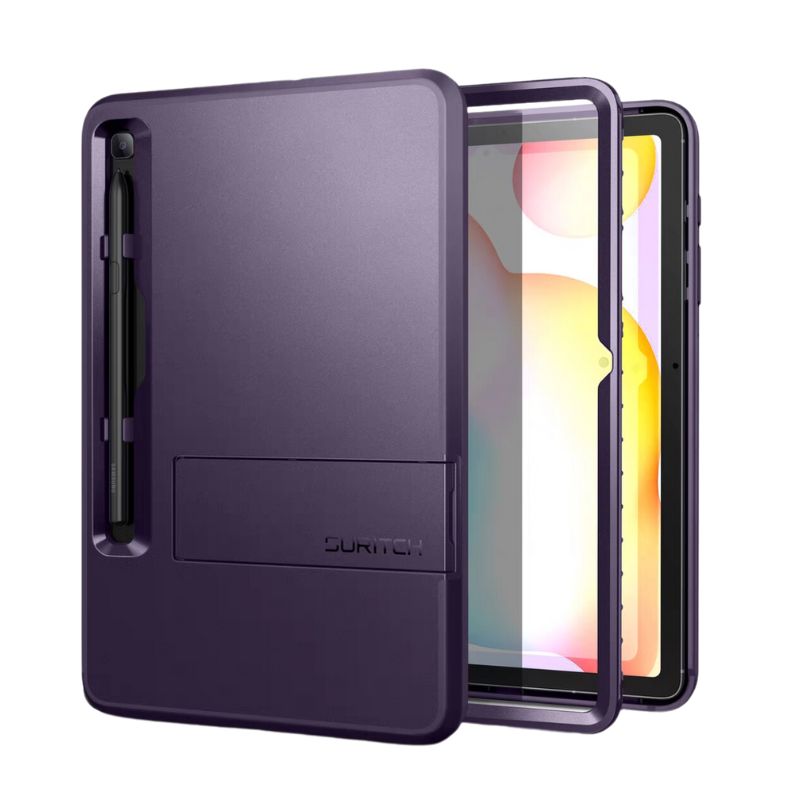 Load image into Gallery viewer, [Built in Screen Protector &amp; Kickstand][With Pen Slot] Samsung Galaxy Tab S6 Lite 10.4’’ 2020 (P610/P615) - Full Body Coverage Rugged Armor Shockproof Case
