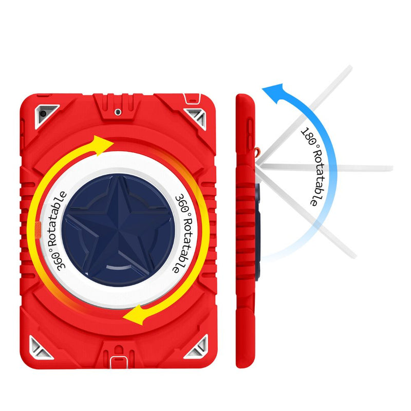 Load image into Gallery viewer, [Built-in Rotating Stand] Samsung Galaxy Tab A8 10.5&quot; (X200/X205) Silicone Full-cover Children&#39;s Shockproof Case
