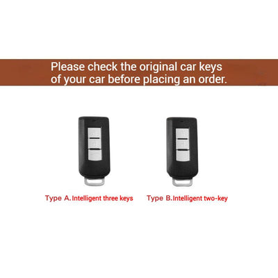 Mitsubishi Genuine Leather Full Protection Smart Key Fob Case Cover For Outlander, ASX, Pajero Sport, Eclipse Cross - i-Station Mobile Phone & Electronic Device Repair and Accessories