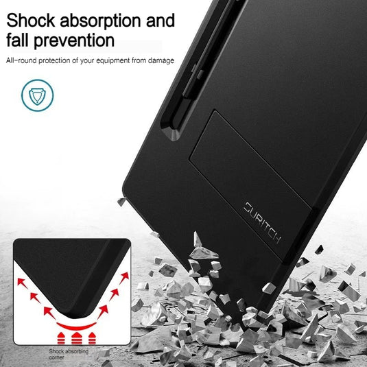 [Built in Screen Protector & Kickstand][With Pen Slot] Samsung Galaxy Tab S8 Ultra 2022 14.6" (SM-X900 & X906) -  Full Body Coverage Rugged Armor Shockproof Case