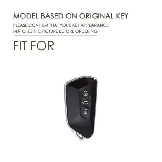 Volkswagen Matte ABS Car Key Fob Case Cover For Golf 8, Teramont, Talagon, ID.3,  ID.4 X, ID.6,  Lamando L