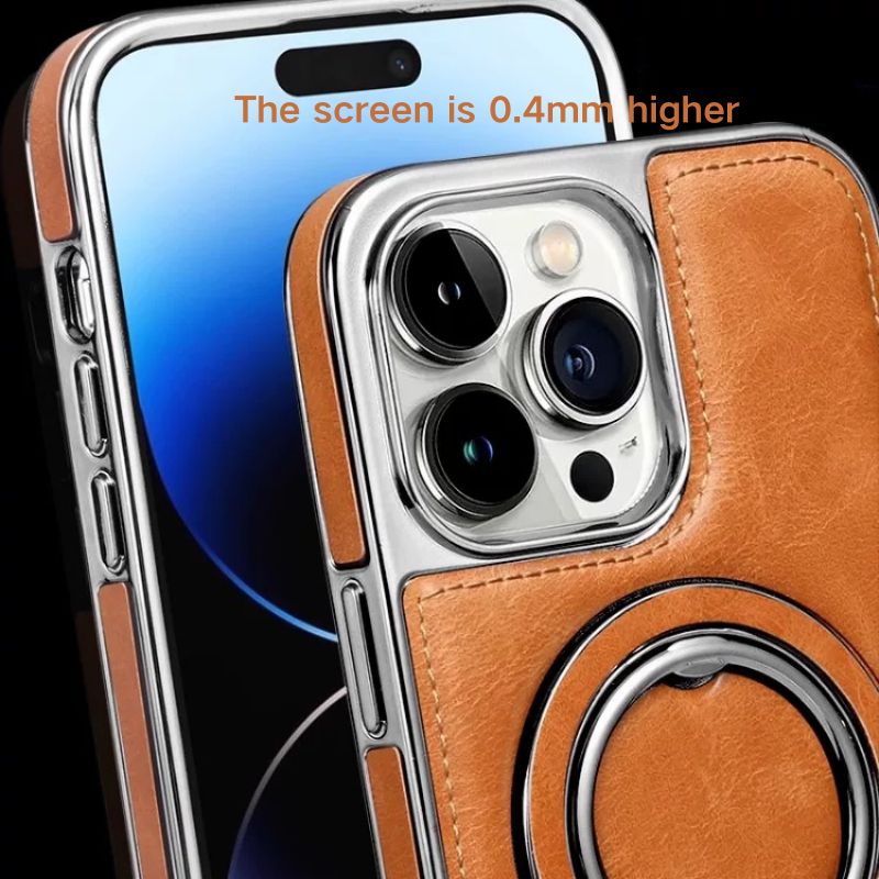 Load image into Gallery viewer, [Built-in Stand] Apple iPhone 11/Pro/Max - 360 Degree Leather Magnetic Stand Essentials Series Case
