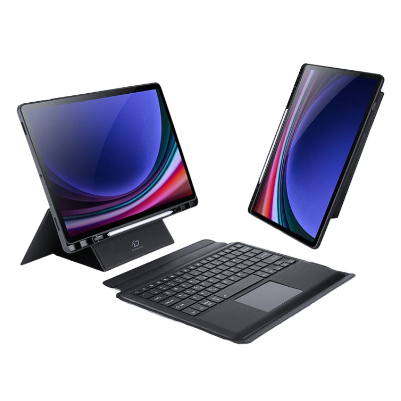 Load image into Gallery viewer, [Detachable] Samsung Galaxy Tab S7 &amp; S8 11&quot; - Multi Functional PU Leather Magnetic Bluetooth Keyboard Case
