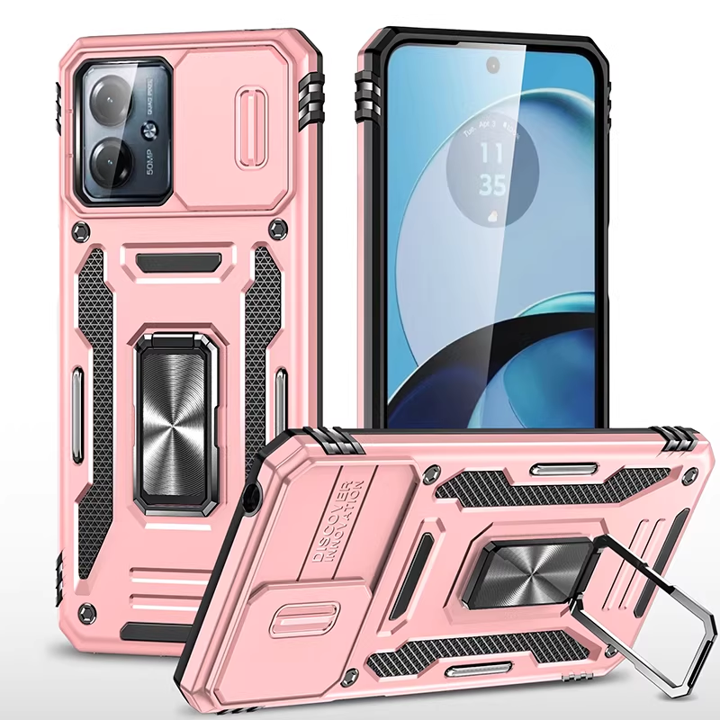 Load image into Gallery viewer, [Built-in Stand]  Motorola Moto G14 Full-Coverage Shockproof Anti-Slip Essentials Series Case
