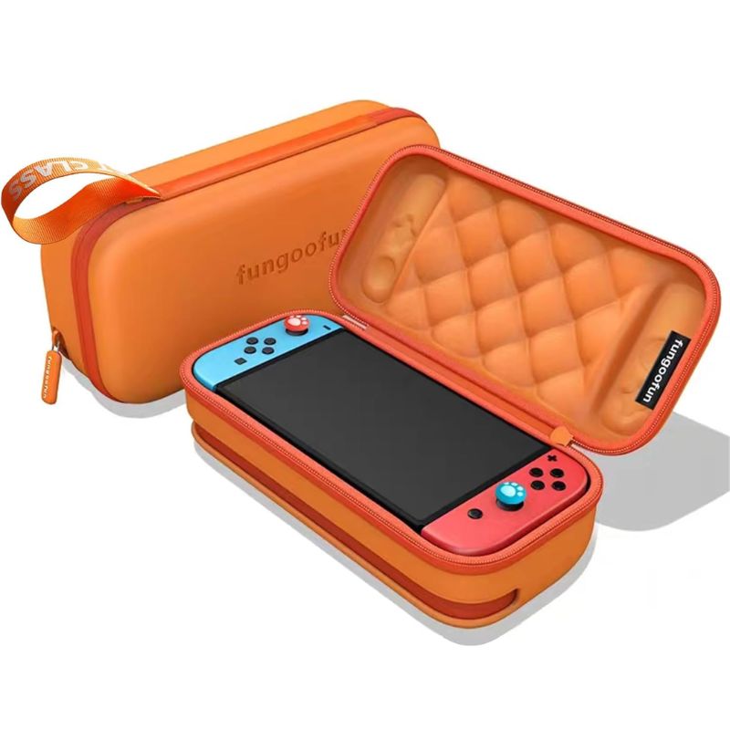 Load image into Gallery viewer, Nintendo Switch OLED &amp; Lite - Fungoofun Shockproof Travel Shell Pouch Storage Hard Bag
