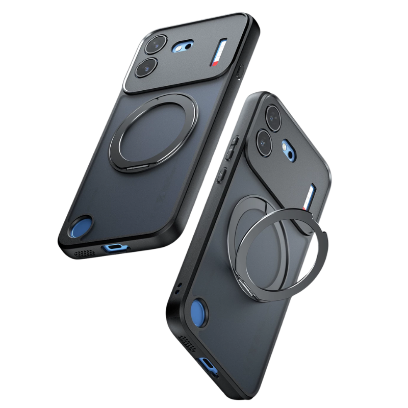 Load image into Gallery viewer, [Built-in Holder] Nothing Phone (4b) Matte Shockproof Stand Series Case
