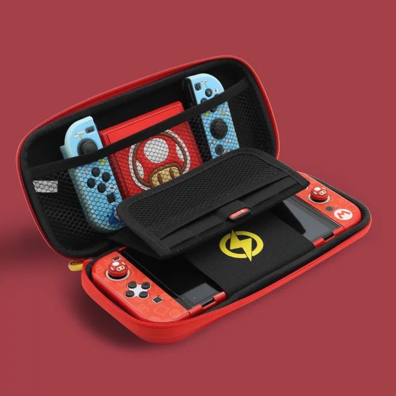 Load image into Gallery viewer, Nintendo Switch &amp; OLED - 3D Textured EVA Hard Shell Shockproof Storage Case
