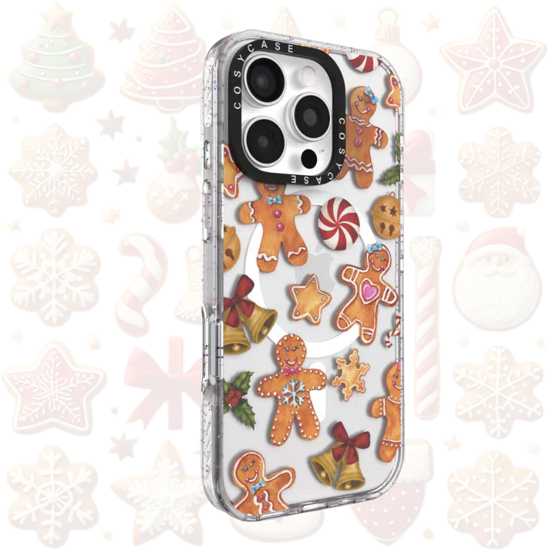 Load image into Gallery viewer, [Magsafe Compatible] Apple iPhone 17/Air/Pro/Max - Christmas Cartoon Full-Cover Shockproof Phone Case
