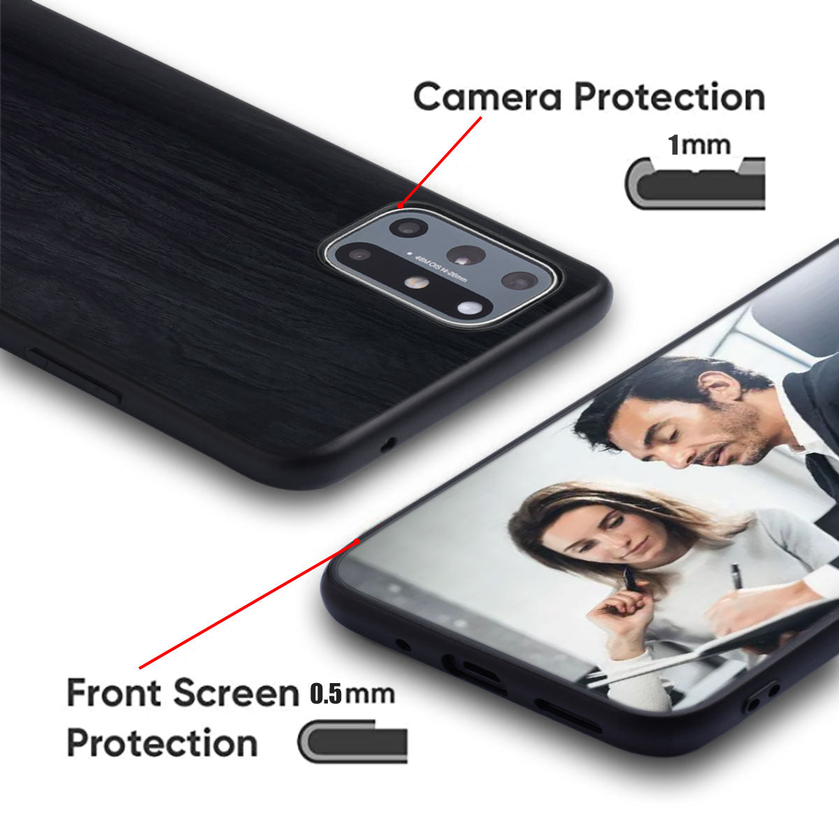 [Magsafe Compatible] Motorola Moto Edge 60/Fusion/Pro - Ultra-Thin Wood Texture Shockproof Protective Case - i-Station Mobile Phone & Electronic Device Repair and Accessories