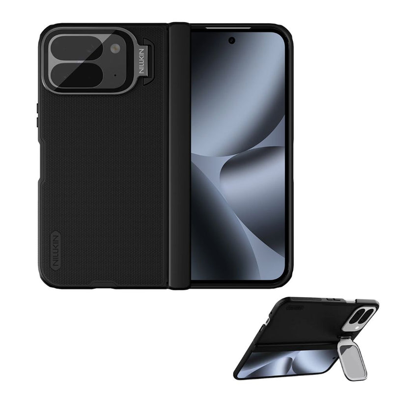 Load image into Gallery viewer, [With Lens Holder] [Magsafe Compatible] Google Pixel 10 Pro Fold - Nillkin Matte Shield Stand Protective Case with Magnetic Foldable Design
