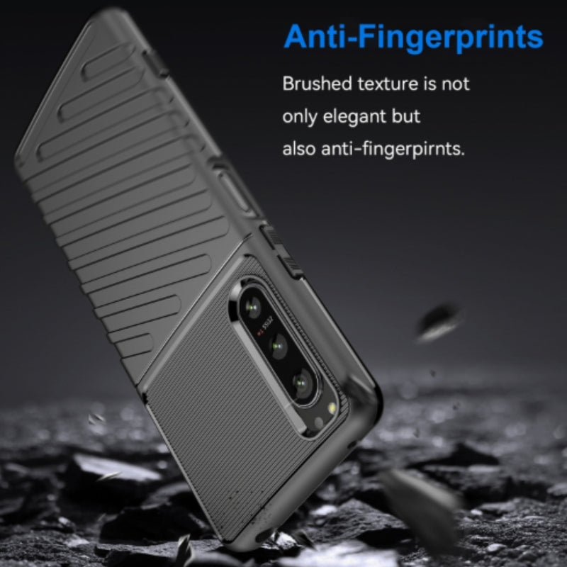 Load image into Gallery viewer, Sony Xperia 1 III - Thunder Anti-fingerprint TPU Silicone Heavy Duty Series Case
