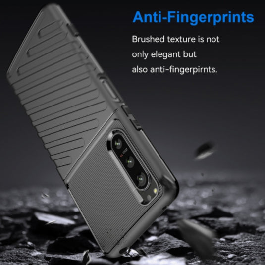 Sony Xperia 1 III - Thunder Anti-fingerprint TPU Silicone Heavy Duty Series Case