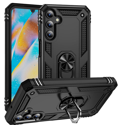 [Magsafe Compatible] Samsung Galaxy A36 (SM-A366) - Shockproof Heavy Duty Series Case With Ring Holder