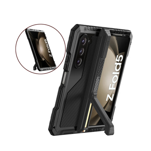 [Built-in Stand] Samsung Galaxy Z Fold 4 (SM-F936) - Silicone Shockproof Heavy Duty Series Case