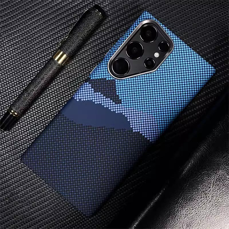 Load image into Gallery viewer, [Magsafe Compatible] Samsung Galaxy S24/Plus/Ultra - Kevlar Carbon Fiber Texture Shockproof Case
