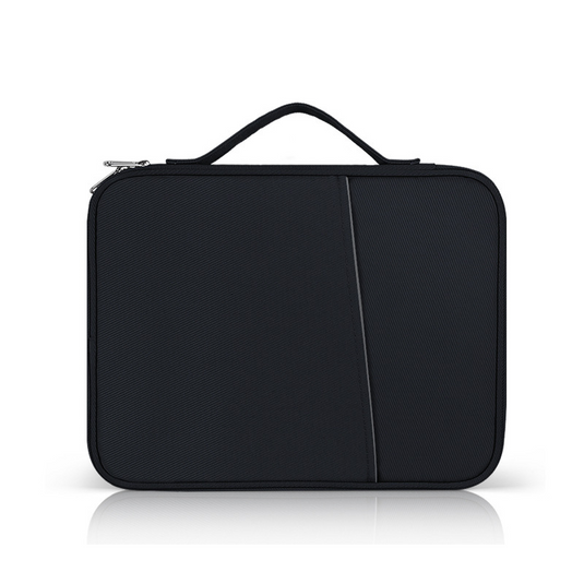 Apple iPad Pro 12.9-inch (2018/2020/2021/2022) Multi-functional 180° Opening Double-Layer Handbag Storage Bag