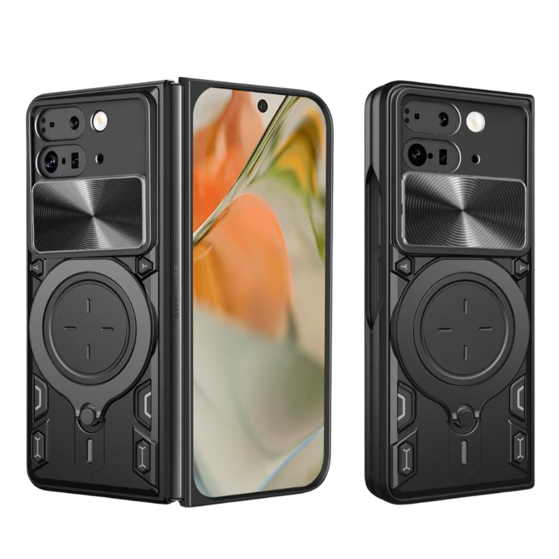 [With Slide Lens Cover][Built-in Stand] Google Pixel 9 Pro Fold Shockproof Heavy Duty Series Case - i-Station Mobile Phone & Electronic Device Repair and Accessories