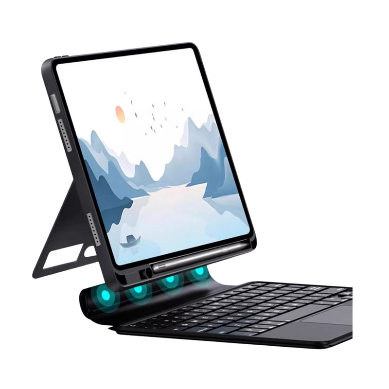 Load image into Gallery viewer, [With Pen Slot] Lenovo Tab M11 11.0&quot; 2024 (TB-330XU/330FU) - Bluetooth Magnetic Detachable Magic Backlight Keyboard Case With Mouse
