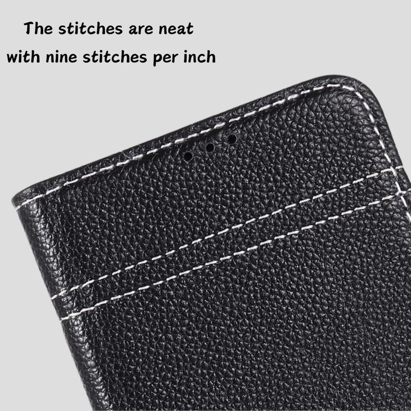 Load image into Gallery viewer, [With Card Slot][Adjustable Bracket] Apple iPhone X/XS/XS Max/XR - Business Anti-Drop and Anti-Scratch Genuine Leather Flip Wallet Series Stand Case
