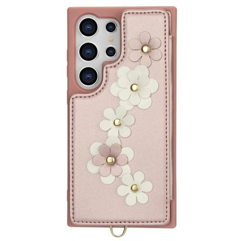 Load image into Gallery viewer, [With Card Slot] Samsung Galaxy A13 4G/5G/A04S/A04/M13 5G - Flower-decorated Leather Wallet Series Stand Case
