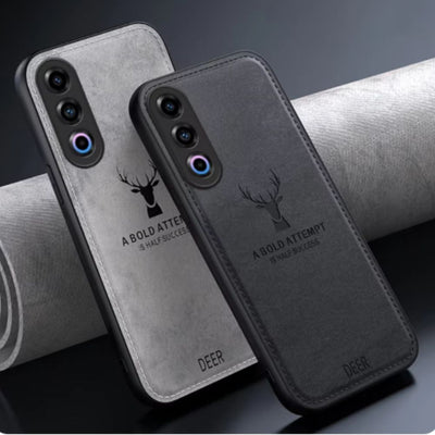 OPPO Reno 12 Pro 5G (CPH2629) - Fashion Deer Head PU Leather Essentials Series Case - i-Station Mobile Phone & Electronic Device Repair and Accessories